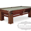 Angle view of the Legend pool table.