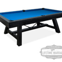 Angle view of the Madison pool table!