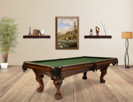 The Monroe pool table from Presidential Billiards