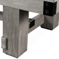 Beam and dado construction make up the legs of this awesome Silverton pool table.