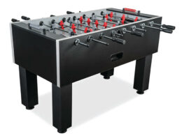 The Bolt foosball table from presidential biliards on a white background