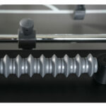 the abacus on a Bolt foosball table, end shot.