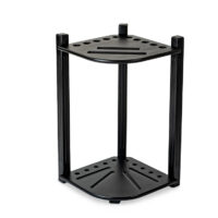 corner cue rack in Black.
