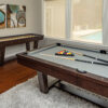 the grant shuffleboard table pictures with its sibling pool table.