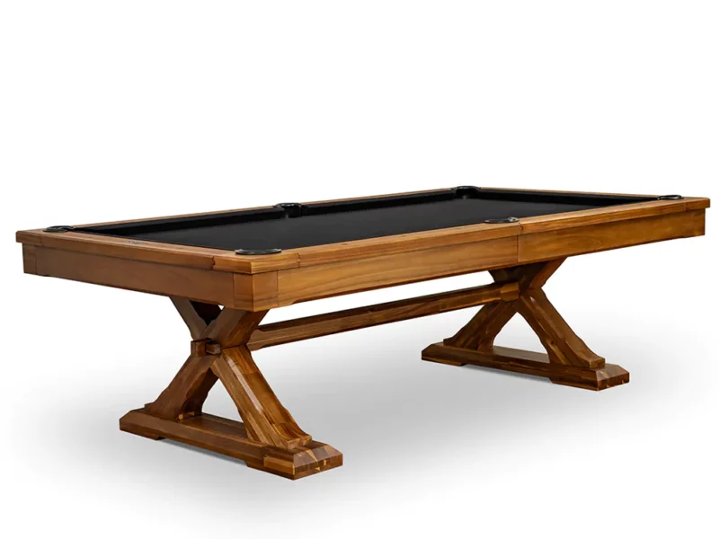 The Kennedy solid hardwood pool table from presidential billiards placed on a pure white background.